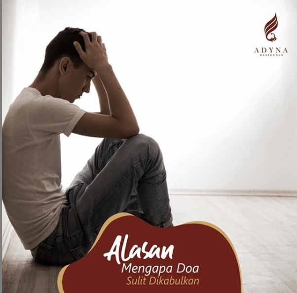 sebab Doa sulit dikabulkan