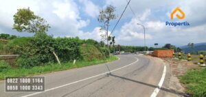 tanah dijual poros jalan raya batu malang
